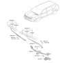 Diagram for 2025 Kia Telluride Wiper Pivot - 98120S9000