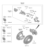 Diagram for Kia Sportage Brake Caliper Bracket - 58230N9150