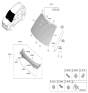 Diagram for 2026 Kia Sportage Windshield - 86111P1620