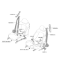 Diagram for 2026 Kia Sportage Seat Belt - 88820P1550GYT