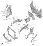 Diagram for 2026 Kia Sportage Radiator Support - 64101P1500