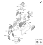 Diagram for 2026 Kia Sportage Cup Holder - 84670P1000
