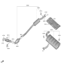 Diagram for 2026 Kia Sportage Muffler - 28610P1330