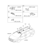 Diagram for Kia Sedona Antenna Cable - 96230A9050