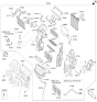 Diagram for 2021 Kia Sedona Evaporator - 97139A9100