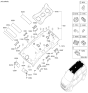 Diagram for 2016 Kia Sedona A/C Switch - 97950A9300DAA
