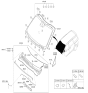 Diagram for 2020 Kia Sedona Windshield - 86110A9850
