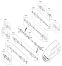 Diagram for Kia Sedona CV Joint - 49526A9300