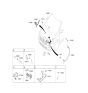 Diagram for Kia Sedona Battery Cable - 91852A9620