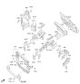 Diagram for 2020 Kia Sedona Radiator Support - 64101A9010