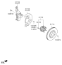 Diagram for 2021 Kia Sedona Steering Knuckle - 51715A9500
