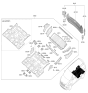 Diagram for Kia Sedona Floor Pan - 65510A9511