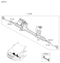 Diagram for 2021 Kia Sedona Rack And Pinion - 57700A9550