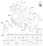 Diagram for 2016 Kia Optima Hybrid Body Mount Hole Plug - 84149F6000