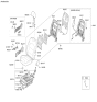 Diagram for 2021 Kia Niro Air Bag Control Module - 88920G5500