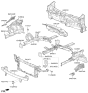 Diagram for 2018 Kia Niro Radiator Support - 64101G5000