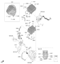 Diagram for Kia Niro EV Engine Control Module - 366010E190