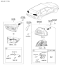 Diagram for 2019 Kia Niro Tail Light - 92402G5110