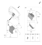 Diagram for 2020 Kia Niro EV Antenna Cable - 96595Q4500