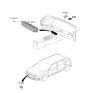 Diagram for 2021 Kia Niro EV A/C Switch - 97250Q4380CA