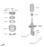 Diagram for Kia Niro EV Shock Absorber - 54661Q4010