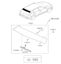 Diagram for 2021 Kia Niro Spoiler - 87210G5000