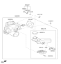 Diagram for Kia Brake Master Cylinder Reservoir - 58511Q4300