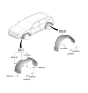 Diagram for 2022 Kia Niro EV Wheelhouse - 86811Q4000