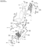 Diagram for Kia EV9 Armrest - 89908XA000BL1