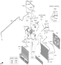 Diagram for Kia EV9 Coolant Reservoir - 25430DO000
