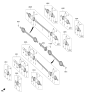 Diagram for Kia EV9 Axle Shaft - 49600XA000