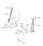 Diagram for Kia EV9 Seat Belt - 88820DO500EFD