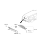 Diagram for Kia EV9 Wiper Pivot - 98700XA000
