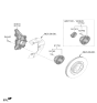 Diagram for Kia EV9 Wheel Hub - 51730DO100