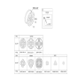 Diagram for Kia EV9 Wheel Cover - 52971XA300