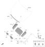 Diagram for Kia EV9 Hood Cable - 81190XA100
