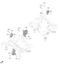 Diagram for Kia EV9 Engine Mount Bracket - 217A0DO100