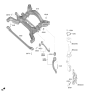 Diagram for Kia EV9 Front Cross-Member - 62400XA200