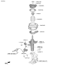Diagram for Kia Stinger Coil Springs - 54630J5010