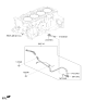 Diagram for Kia Stinger Crankcase Breather Hose - 267302T011