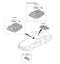 Diagram for 2023 Kia Stinger Dome Light - 92810J5520WK