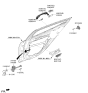Diagram for Kia Stinger Door Check - 79490J5000