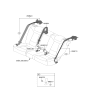 Diagram for 2022 Kia Stinger Seat Belt - 89820J5500RRU