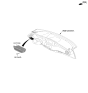 Diagram for 2022 Kia Stinger Dimmer Switch - 93700J5AA0CA