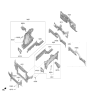 Diagram for Kia Radiator Support - 64101J5000