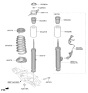 Diagram for Kia Stinger Shock Absorber - 55307J5DA0