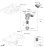Diagram for 2023 Kia Stinger Oil Filter - 263502T000