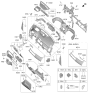 Diagram for 2024 Kia Seltos Steering Column Cover - 84852Q5100WK
