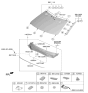 Diagram for 2021 Kia Seltos Windshield - 86111Q5BI0