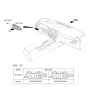 Diagram for Kia Seltos Dimmer Switch - 93700Q5040CDD